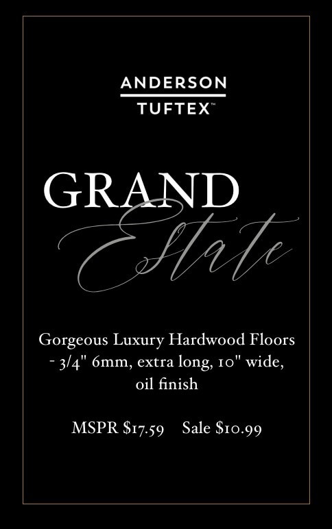 Anderson Tuftex Grand Estate Sale | Roberts Carpet