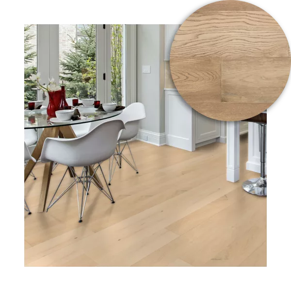 Dining room hardwood | Roberts Carpet