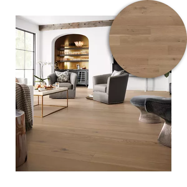 Hardwood Flooring in Living Room | Roberts Carpet