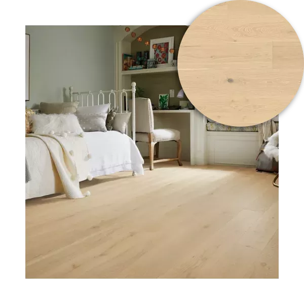 Hardwood Flooring in Bedroom | Roberts Carpet