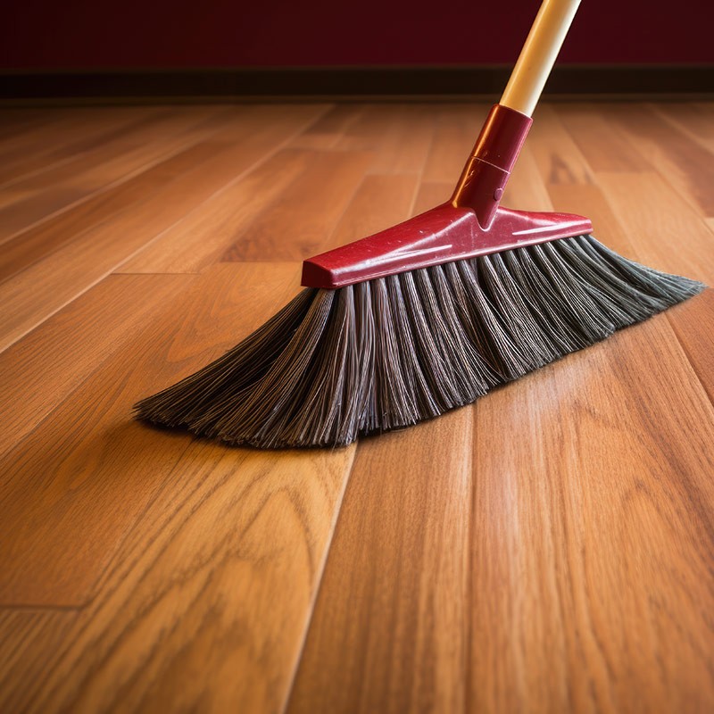 Hardwood floor cleaning