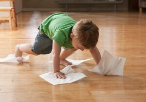 Kids floor cleaning | Roberts Carpet