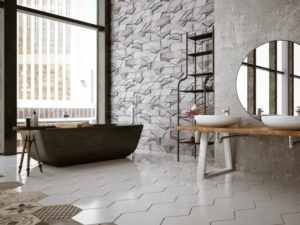 Bathroom tile flooring | Roberts Carpet